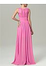Pink Hi-low Chiffon Bridesmaid Dresses