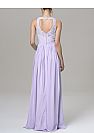 Elegant Lavender Lace and Chiffon Bridesmaid Dresses