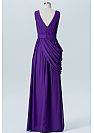 Elegant Pleated Purple Bridesmaid Dresses 2018