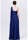 Stylish Ruched Navy Blue Bridesmaid Dress