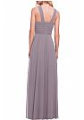 Elegant Crisscross Ruched Grey Bridesmaid Dresses