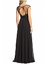 Black Chiffon Bridesmaid Dress Wedding Party Gowns