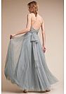 Ruched Puffy Tulle Evening Dresses with Spaghetti Straps