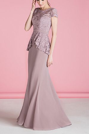 Pearl Pink Bridesmaid Dresses Wedding Party Gowns for Women