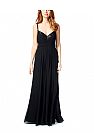 Ruched Black Sequin Bridesmaid Dresses with Spaghetti Straps