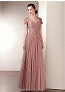 Pink Tulle Mother of The Bride Dresses with Beadings