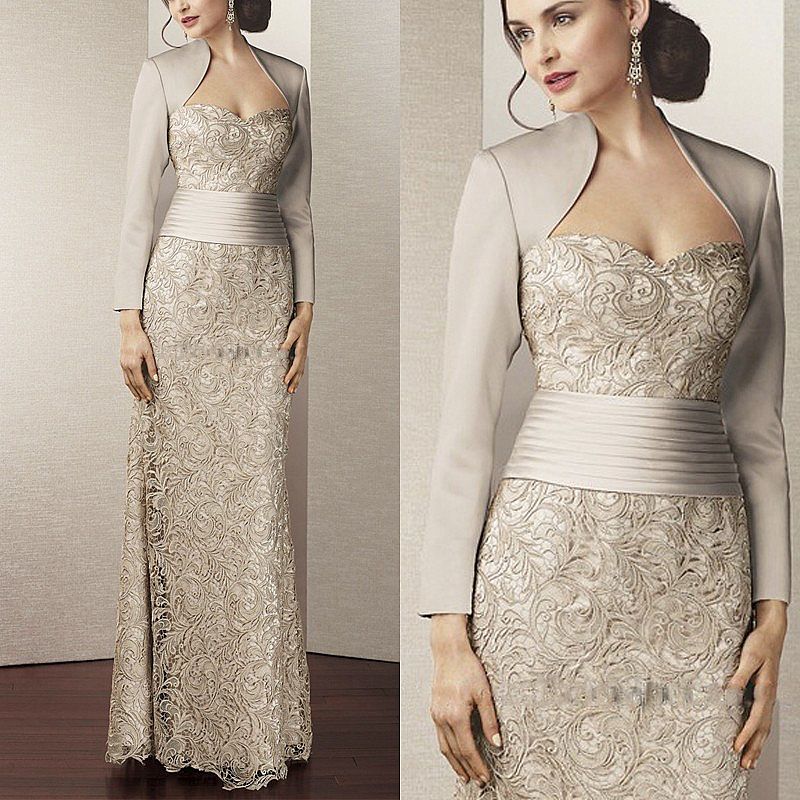 champagne mother of the bride dress