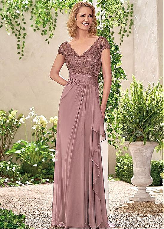 purple mother of the bride dress