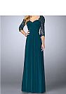Hunter Green Ruched Mother of The Bride Dresses