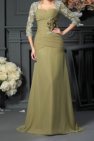 Ruched Sweetheart Mother of the Bride Groom Dresses