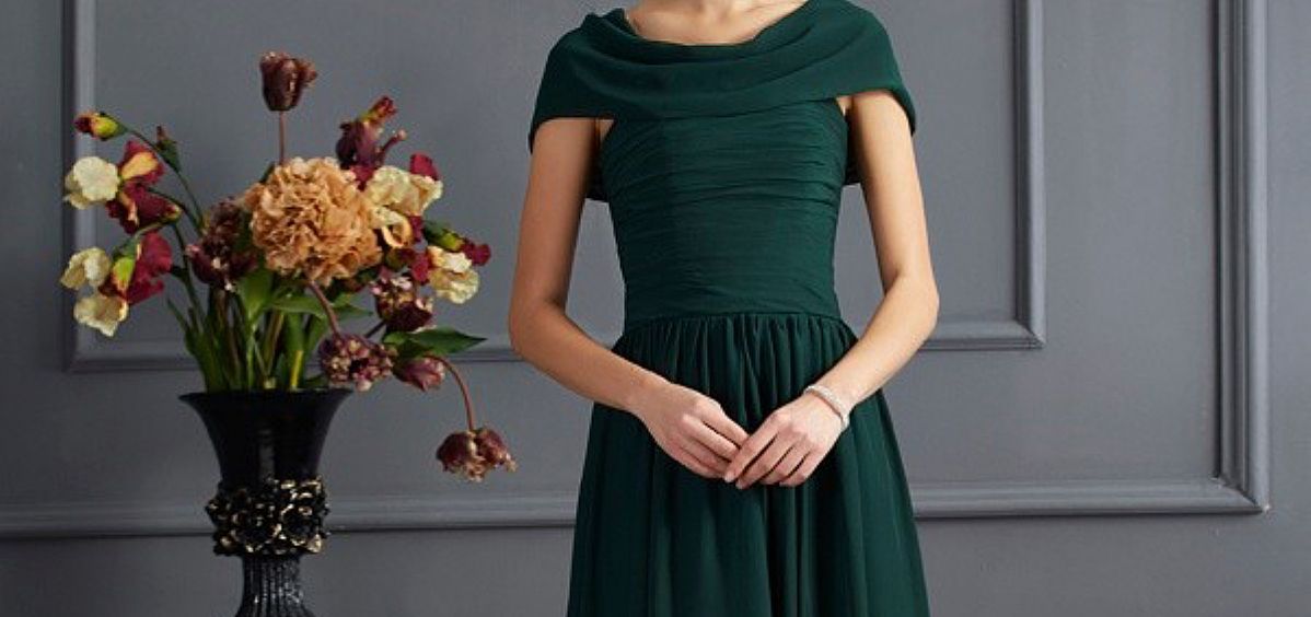 hunter green mother of the bride dresses