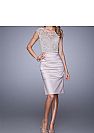 Knee Length Beading Appliqued Mother of the Bride Dresses