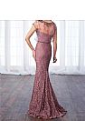 Elegant Purple Lace Mother of The Bride Dresses with Beads