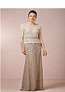 Champagne and Ivory Lace Mother of The Bride Dresses