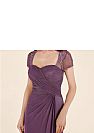 Sweetheart Criss Crossed Purple Mother of The Bride Dresses