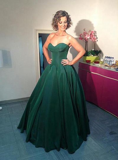 Sweetheart Green Ball Gown Prom Dresses Pageant Gowns