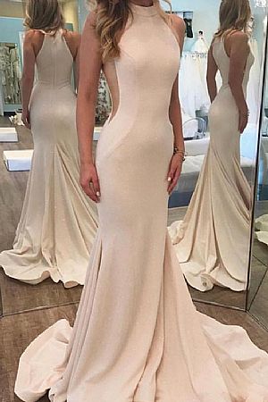 2018 Fabulous White Mermaid Prom Evening Dress