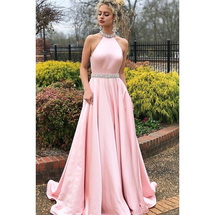 halter prom dress