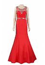 Sparkly Beaded Red Evening Dresses