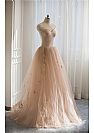 Sweetheart Nude Pink Prom Dress Formal Gowns