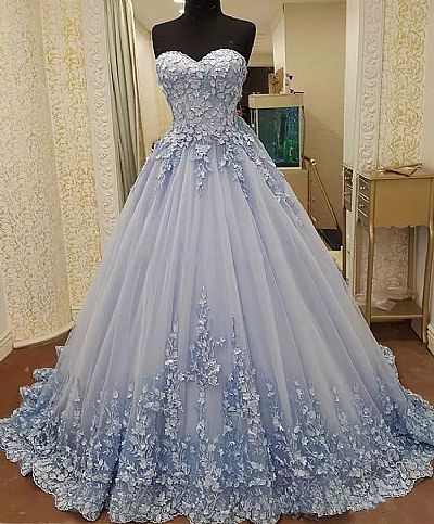 Sweetheart Ball Gown Prom Dress Quinceanera Gowns