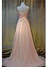 Ruched Chiffon Pink Evening Dress Bridesmaid Gowns