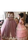 Pink Ball Gown Prom Dress Quinceanera Gowns