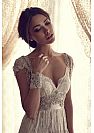 Vintage Ivory Lace Wedding Dresses A-Line