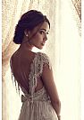 Vintage Ivory Lace Wedding Dresses A-Line