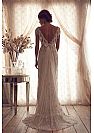 Vintage Ivory Lace Wedding Dresses A-Line