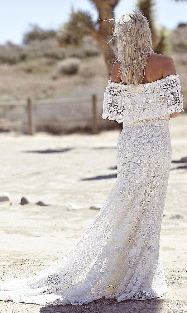 boho wedding dress casual