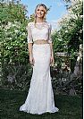 Pretty Two Piece Lace Wedding Dress