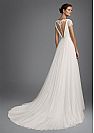 Simple Ruched Chiffon A-line Wedding Dress