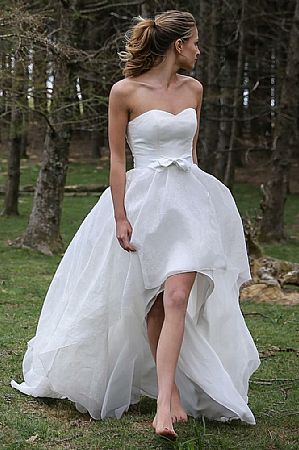 Sweetheart Hi Low Beach Wedding Dresses