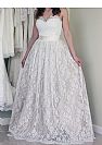 Elegant Sweetheart Lace Appliqued Wedding Dresses