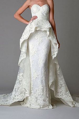 Designer Cape Wedding Dress with Sweetheart Neckline