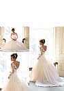 Charming Ivory Wedding Dresses with Flower & Belt