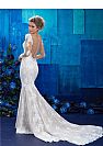 Illusion Lace Mermaid Wedding Dresses with Sweep Train