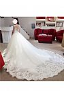 Fabulous Ball Gown Wedding Dress with Chapel Train