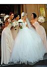 Romantic Sweetheart Fluffy Ball Gown Wedding Dresses