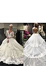 Stunning Lace Wedding Dress with Tiered Skirts