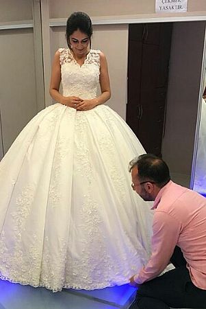 Fabulous Pleated Ball Gown Wedding Dresses 2018