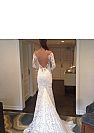 Long Sleeves Lace Mermaid Backless Wedding Dresses