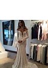 Long Sleeves Lace Mermaid Backless Wedding Dresses