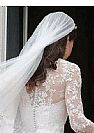 Vintage Ivory Pleated A-line Wedding Dresses