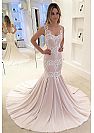 Sexy Backless Chiffon Wedding Dresses with Spaghetti Straps