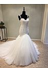 Gorgeous Wedding Dress with Spaghetti Straps & Beadings