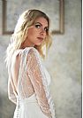 Casual Soft Tulle Wedding Dresses Backless & Long Sleeves