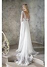 Casual Soft Tulle Wedding Dresses Backless & Long Sleeves