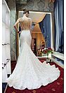 Sexy Backless Bridal Gowns with Sweep Train